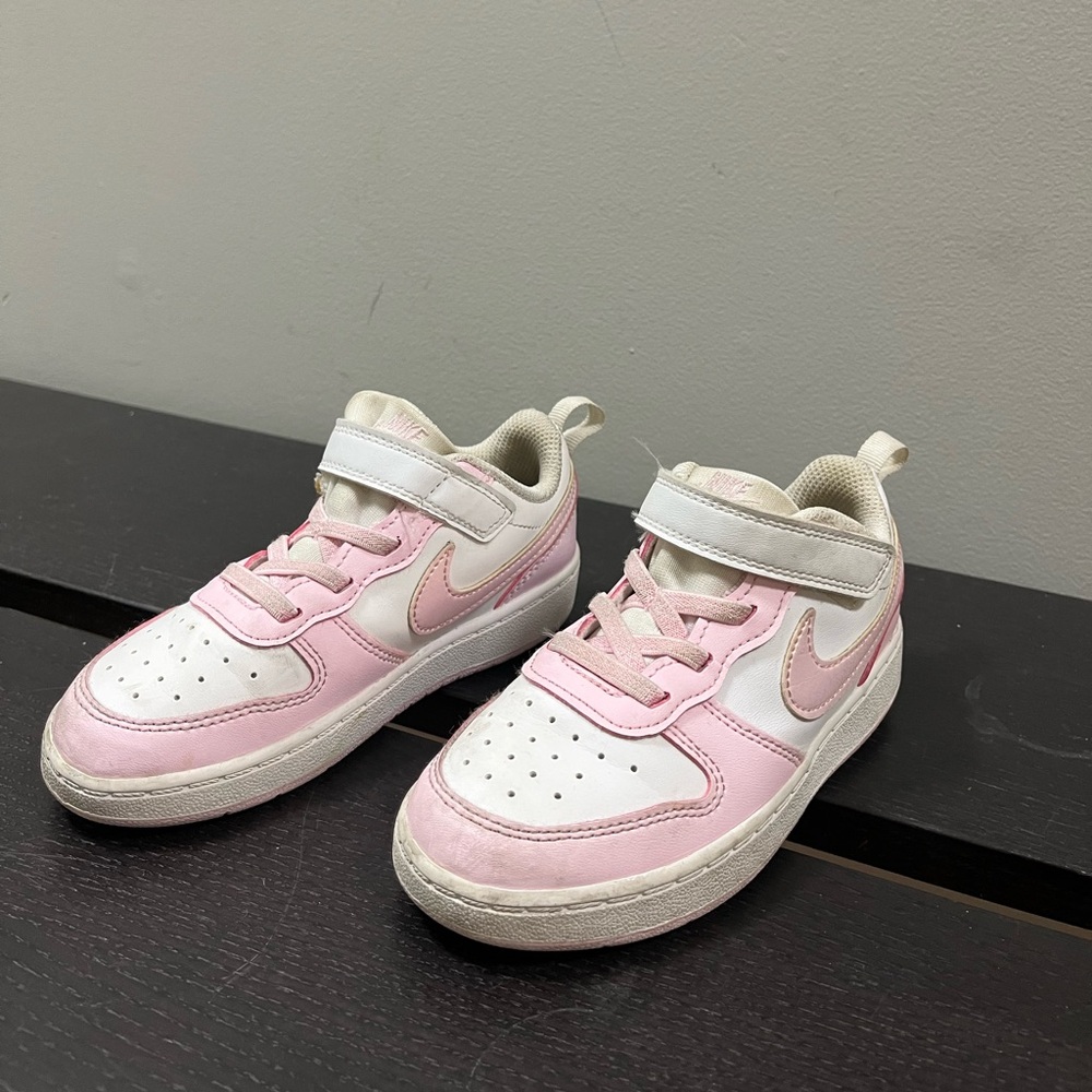 Nike pink and white AF1 10c